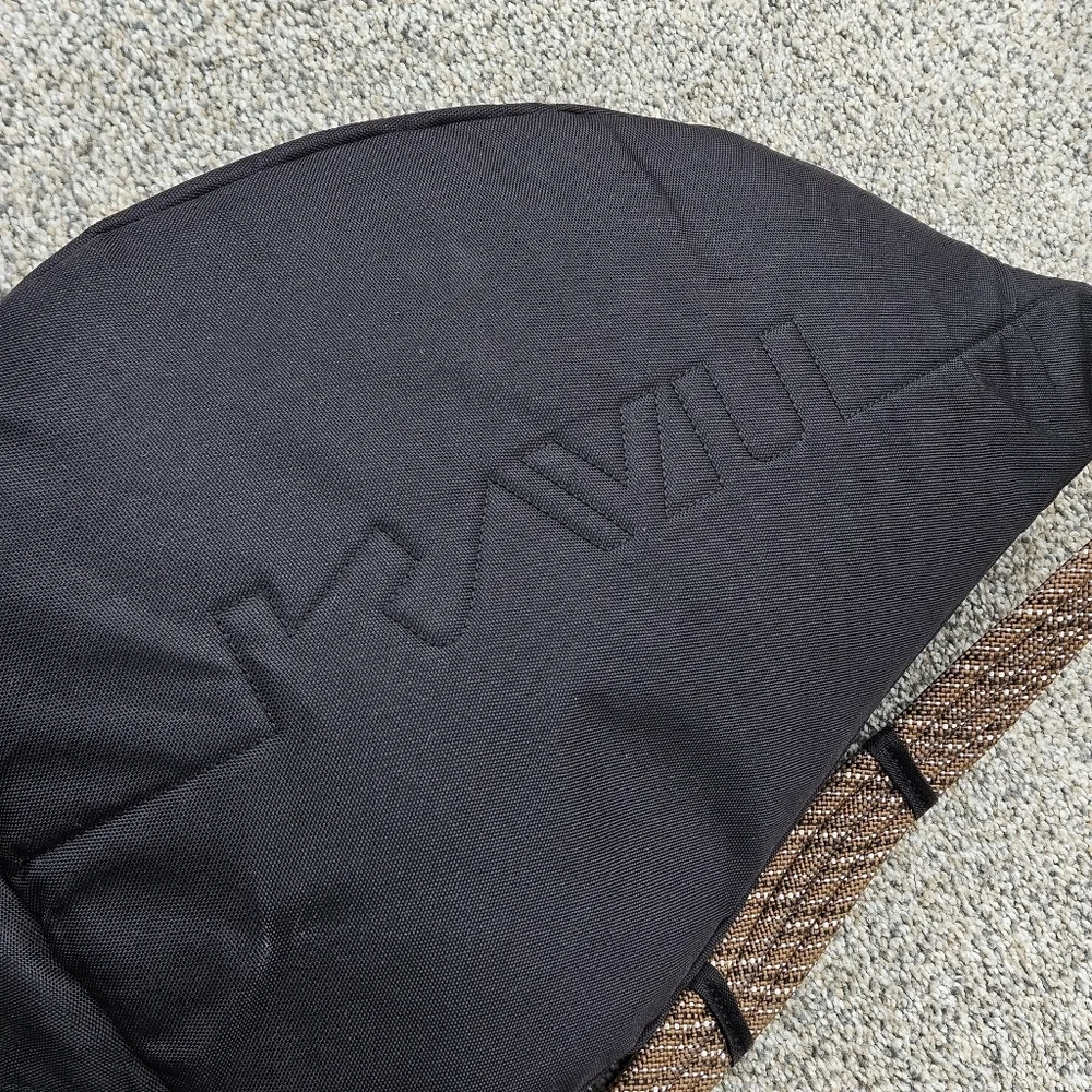 Kavu Rope Sling Bag Hiking One Shoulder Backpack Black Brown Travel Outdoor Bag